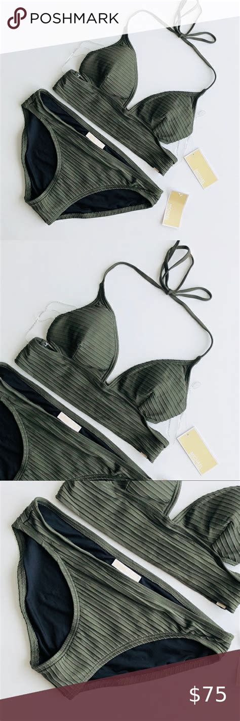 swimsuits michael kors cruise 2019 2 piece set|Michael Kors bikini.